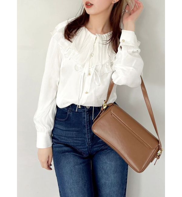 【ダズリン/dazzlin】 ピエロフリルブラウス