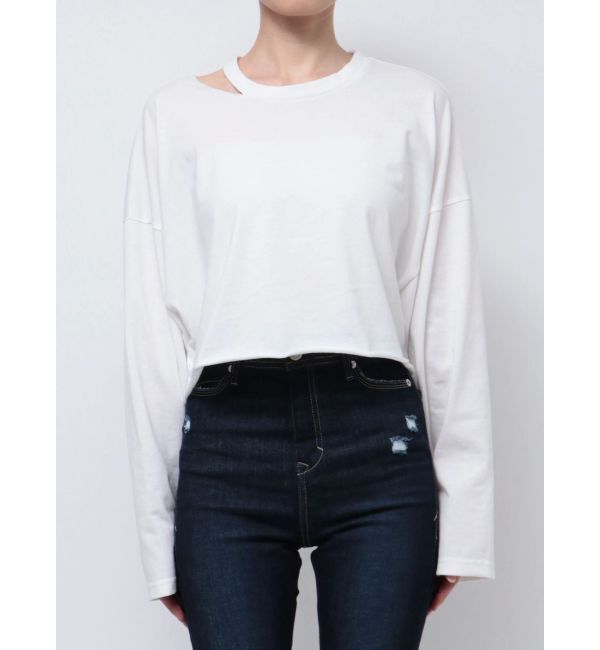 ファッションメンズお薦め|【エモダ/EMODA】 スリットショートロングTシャツ