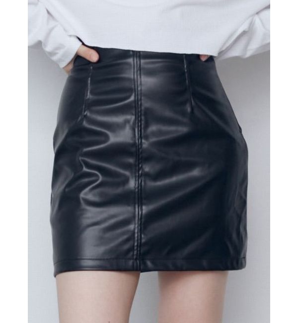 【エモダ/EMODA】 カーブウエストミニスカート