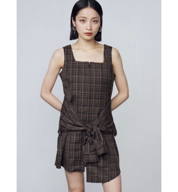 【エモダ/EMODA】 ラップスリーブミニワンピース