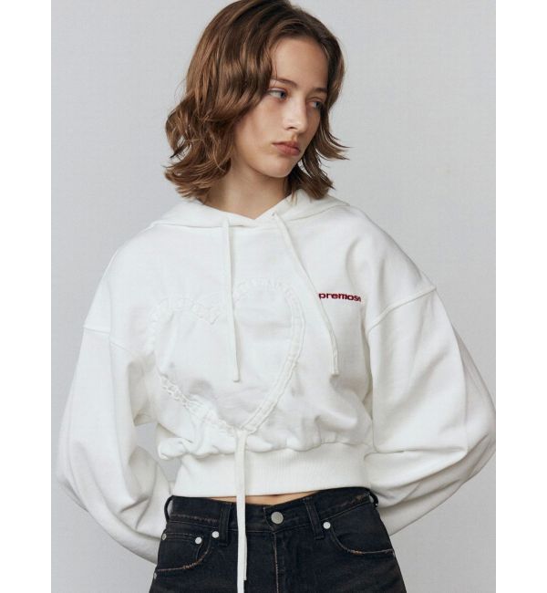 ファッションメンズお薦め|【エモダ/EMODA】 ストリングハートクロップパーカー