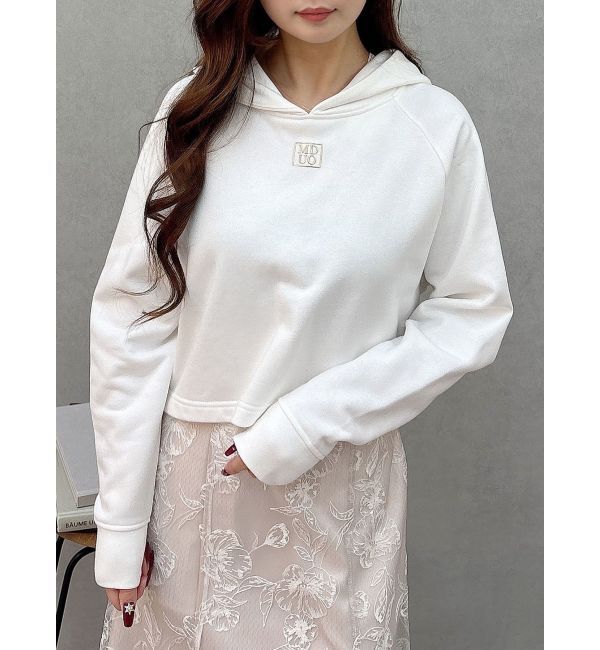 人気ファッションメンズ|【マーキュリーデュオ/MERCURYDUO】 裏毛ワンポインロゴパーカ