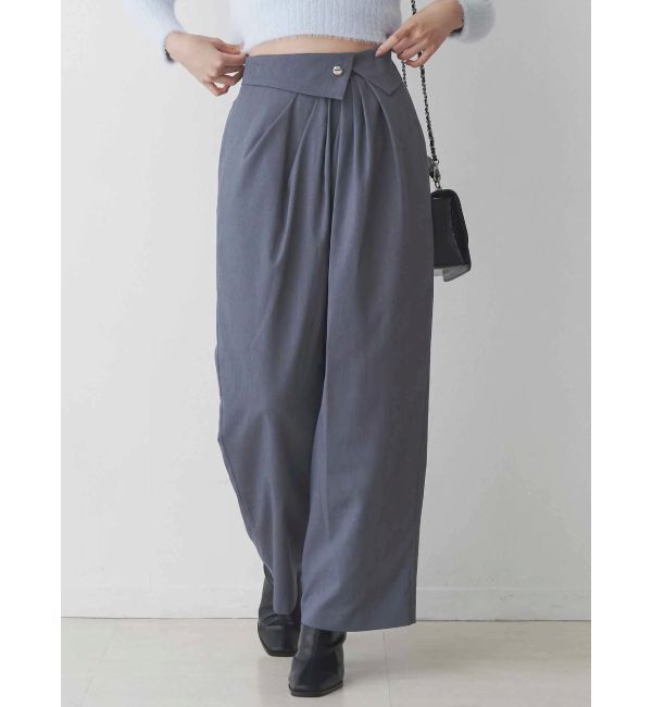 【マーキュリーデュオ/MERCURYDUO】 アシメタックワイドパンツ