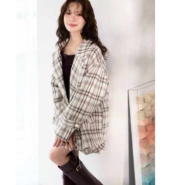 人気メンズファッション|【マーキュリーデュオ/MERCURYDUO】 オリジナルロービングチェックPコート