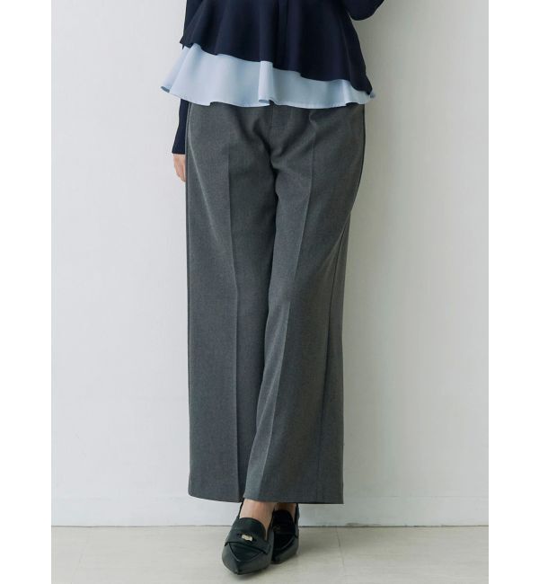 メンズファッションなら|【マーキュリーデュオ/MERCURYDUO】 フェイクウール折返しベルトパンツ