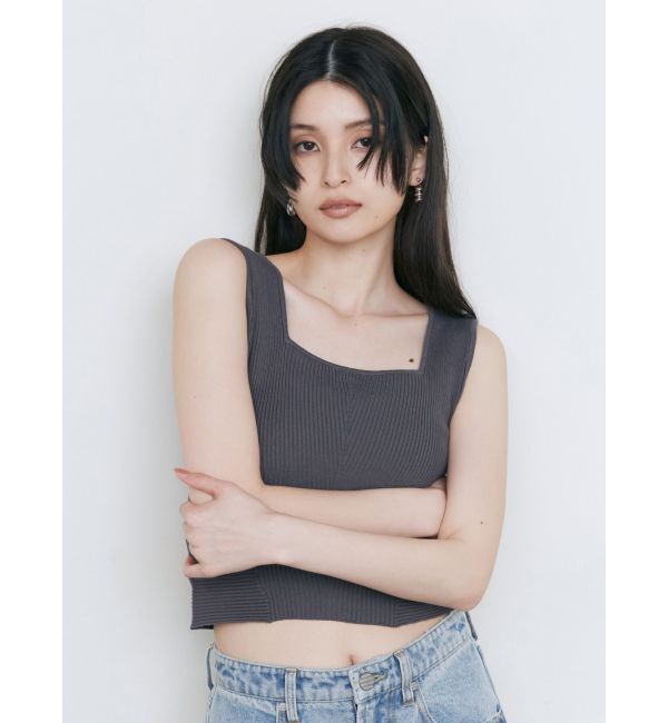 【ムルーア/MURUA】 デザインリブタンク