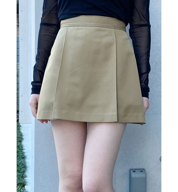 【ムルーア/MURUA】 サイドファスナーミニスカート【セットアップ着用可】