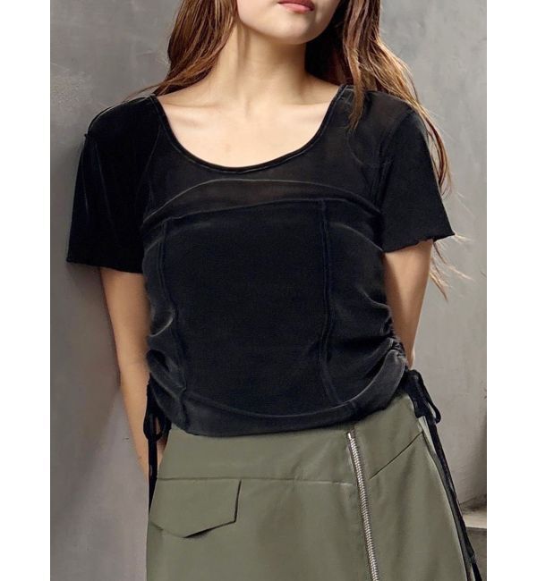 メンズファッションなら|【ムルーア/MURUA】 フェードシアーベロアトップス