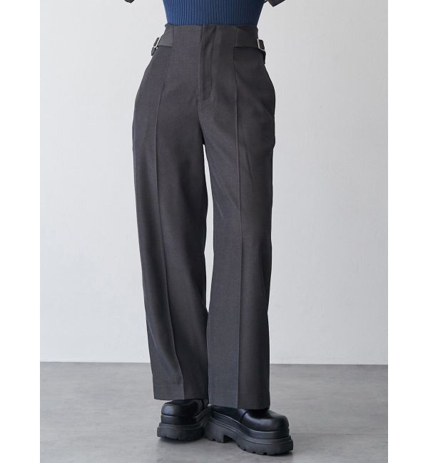 ファッションメンズお薦め|【ムルーア/MURUA】 サイドベルトパンツ【セットアップ着用可】