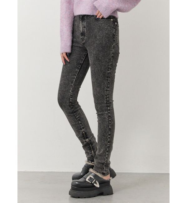 ファッションメンズのイチオシ|【ムルーア/MURUA】 ジップヘムスキニーデニム【セットアップ着用可】