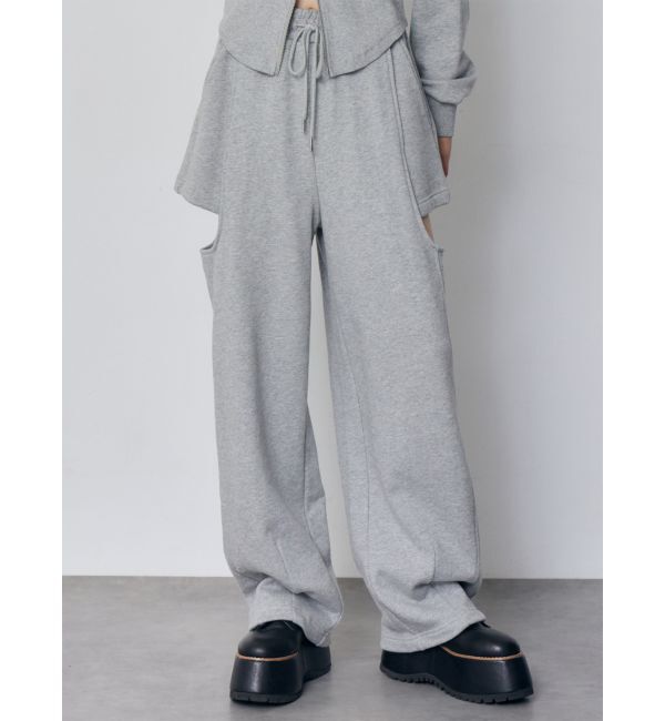 人気ファッションメンズ|【ムルーア/MURUA】 サイドカットストレートスウェットパンツ