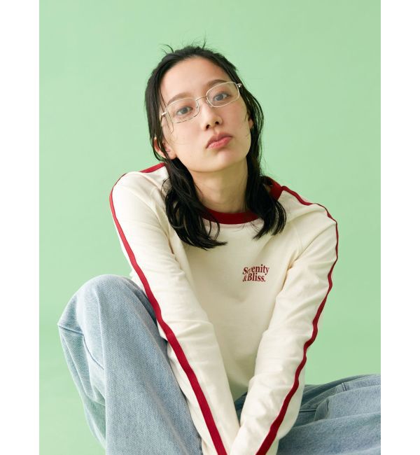 人気ファッションメンズ|【アングリッド/Ungrid】 【WEB限定】サイドラインラグランロングスリーブTee