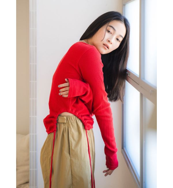 ファッションメンズなら|【アングリッド/Ungrid】 マルチウェイサイドオープンロングスリーブTee