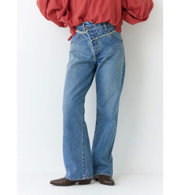 人気ファッションメンズ|【アングリッド/Ungrid】 ウエストデザインリメイクデニム