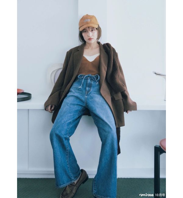 メンズファッションオススメ|【アングリッド/Ungrid】 【百田夏菜子コラボ】レースコンビルーズデニム