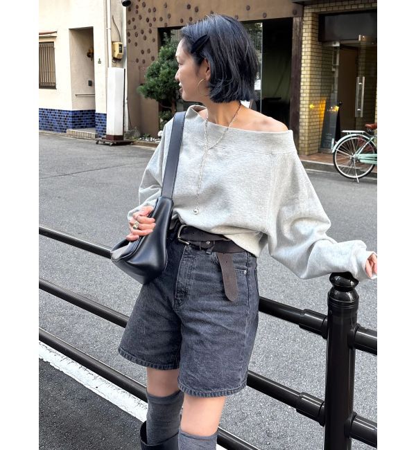 メンズファッションなら|【アングリッド/Ungrid】 オフショルスウェット