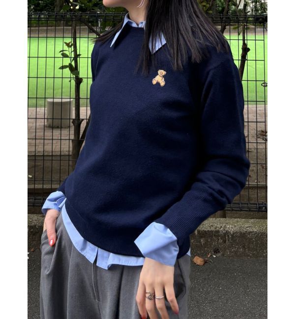 メンズファッションオススメ|【ラグナムーン/LAGUNAMOON】 【POLO BCS コラボ】ベアニットプルオーバー