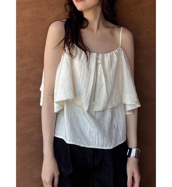 【ラグナムーン/LAGUNAMOON】 4WAYジャガードオフショルブラウス