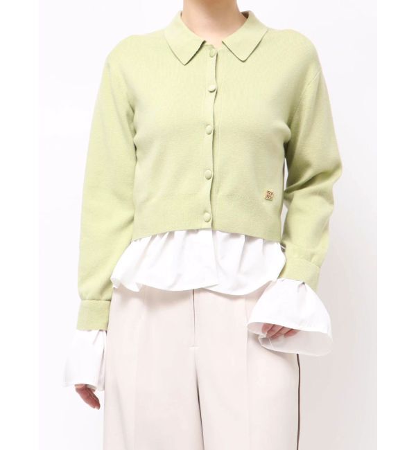 人気メンズファッション|【ラグナムーン/LAGUNAMOON】 ペプラムドッキングニットカーディガン