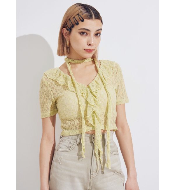 人気ファッションメンズ|【エヴリス/EVRIS】 チョーカーレーストップス