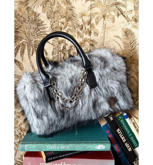 【エヴリス/EVRIS】 フェイクファーボストンBAG