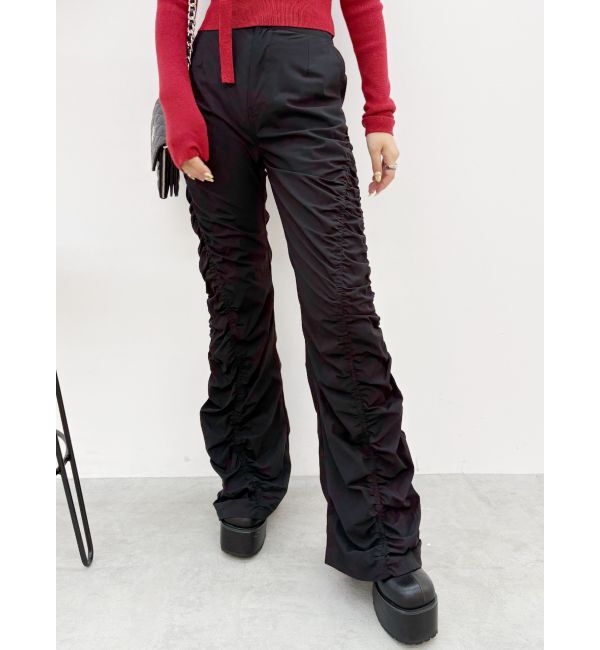 モテ系ファッションメンズ|【エヴリス/EVRIS】 ギャザーフレアパンツ