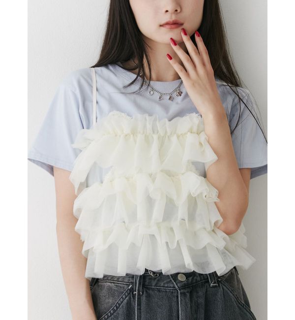 人気ファッションメンズ|【ジュエティ/jouetie】 チュールビスチェ