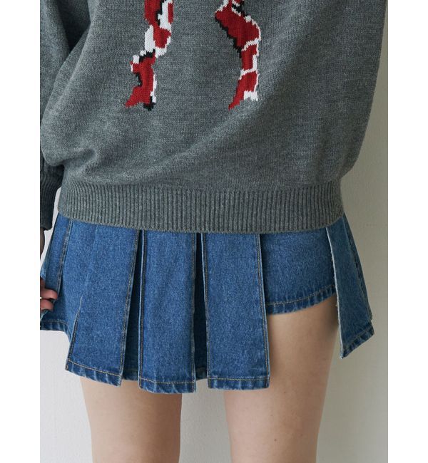 ファッションメンズなら|【ジュエティ/jouetie】 ラッププリーツデニムスカパン【セットアップ対応】