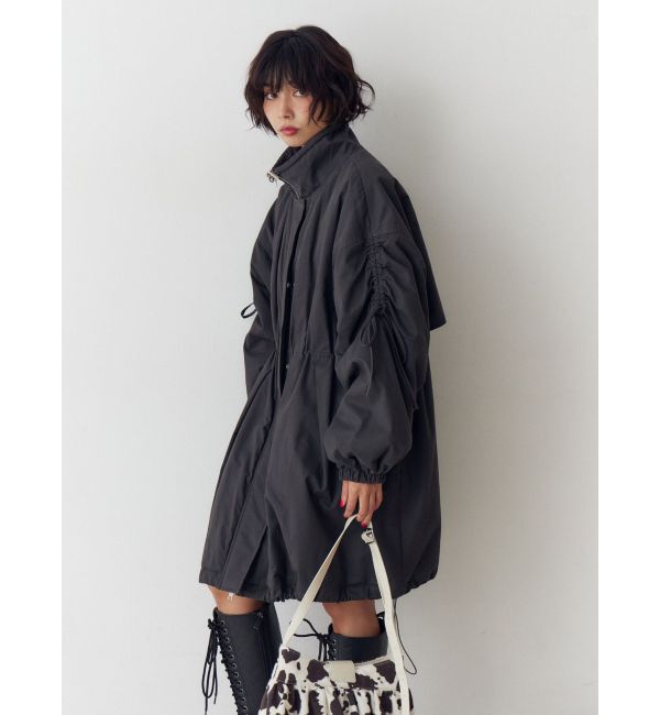 メンズファッションオススメ|【ジュエティ/jouetie】 ギャザーリボンモッズコート