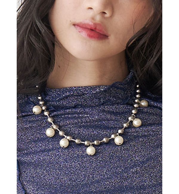 【ジュエティ/jouetie】 パールコンビチェーンネックレス