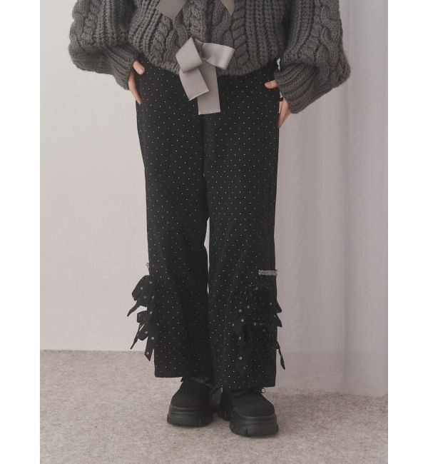 メンズファッションの一押し|【メリージェニー/merry jenny】 lulu dot ribbon pants