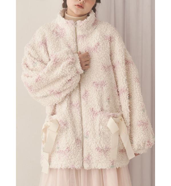 モテ系ファッションメンズ|【メリージェニー/merry jenny】 Fluffy Tulip Boa Blouson