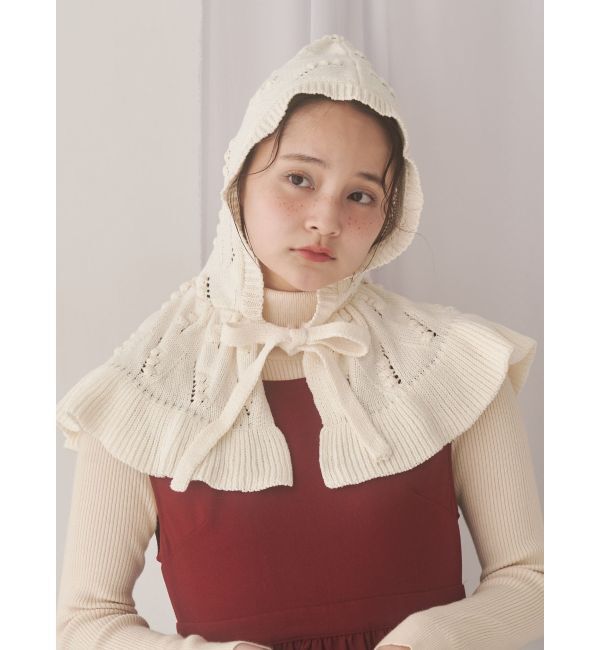 モテ系メンズファッション|【メリージェニー/merry jenny】 ケープカラーニットフーディー