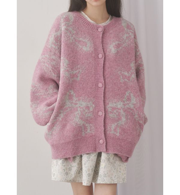 メンズファッションの一押し|【メリージェニー/merry jenny】 ribbon jacquard knit cardigan