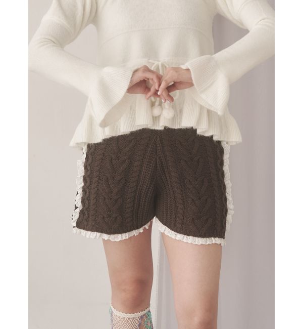 ������ߥͤ��㤨��֡ڥ�꡼�����ˡ�/merry jenny�� frill knit shortpants�פβ����Ǥ������ʤ�4,400�ߤˤʤ�ޤ���