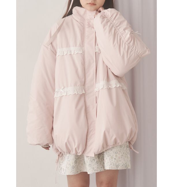 メンズファッションなら|【メリージェニー/merry jenny】 ribbonフリルパデットジャケット