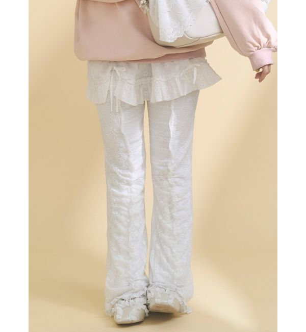 モテ系メンズファッション|【メリージェニー/merry jenny】 lace panel pants