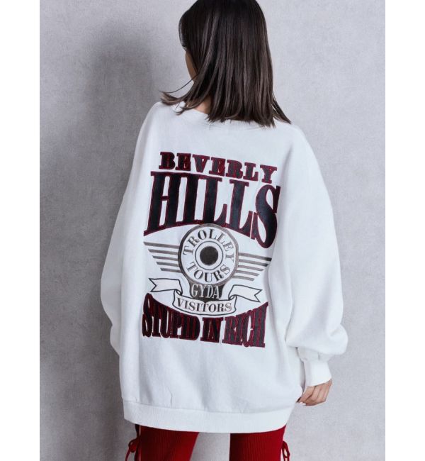 人気メンズファッション|【ジェイダ/GYDA】 BEVERLY HILLSドルマンスウェットトップス