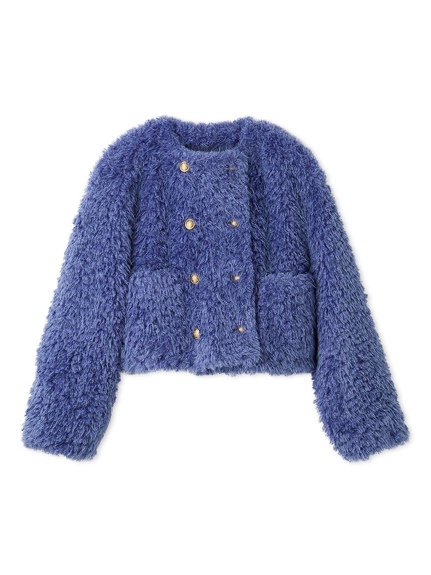 モテ系メンズファッション|【ミラオーウェン/Mila Owen】 金釦フェイクファー短丈ジャケット