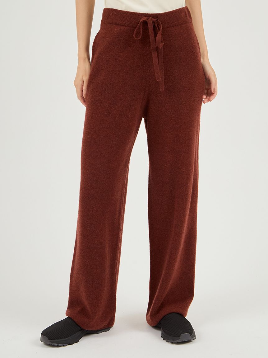 【エミ/emmi】 【セットアップ対応】ラムウールニットパンツ