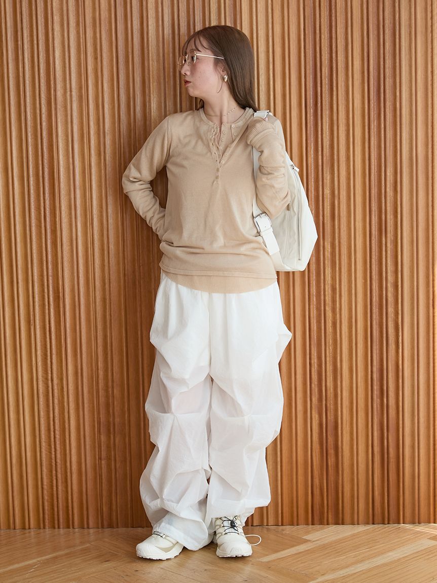 ファッションメンズのイチオシ|【エミ/emmi】 ランダムタックナイロンワークパンツ