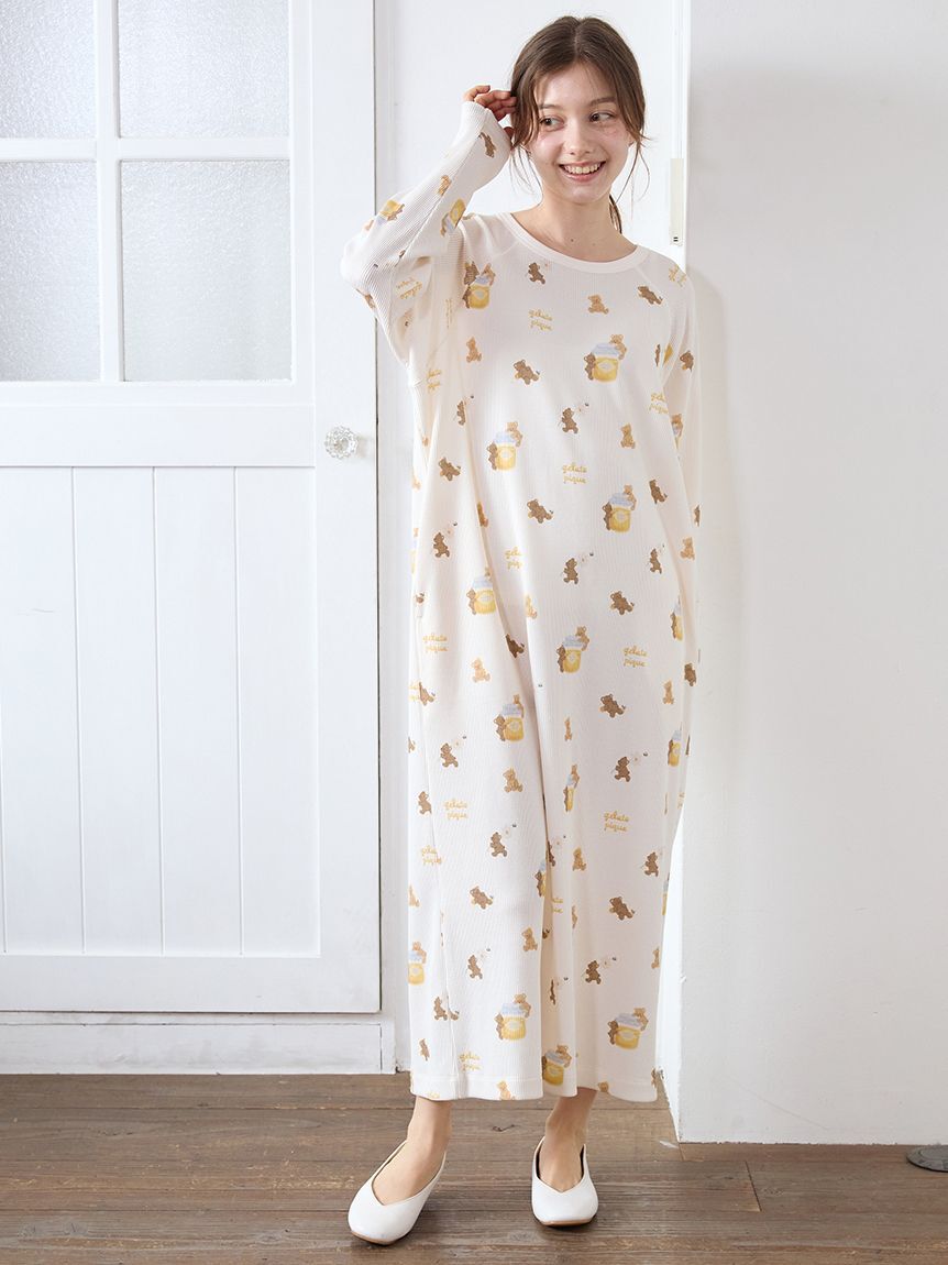 人気メンズファッション|【ジェラート ピケ/gelato pique】 はちみつベア柄ワンピース