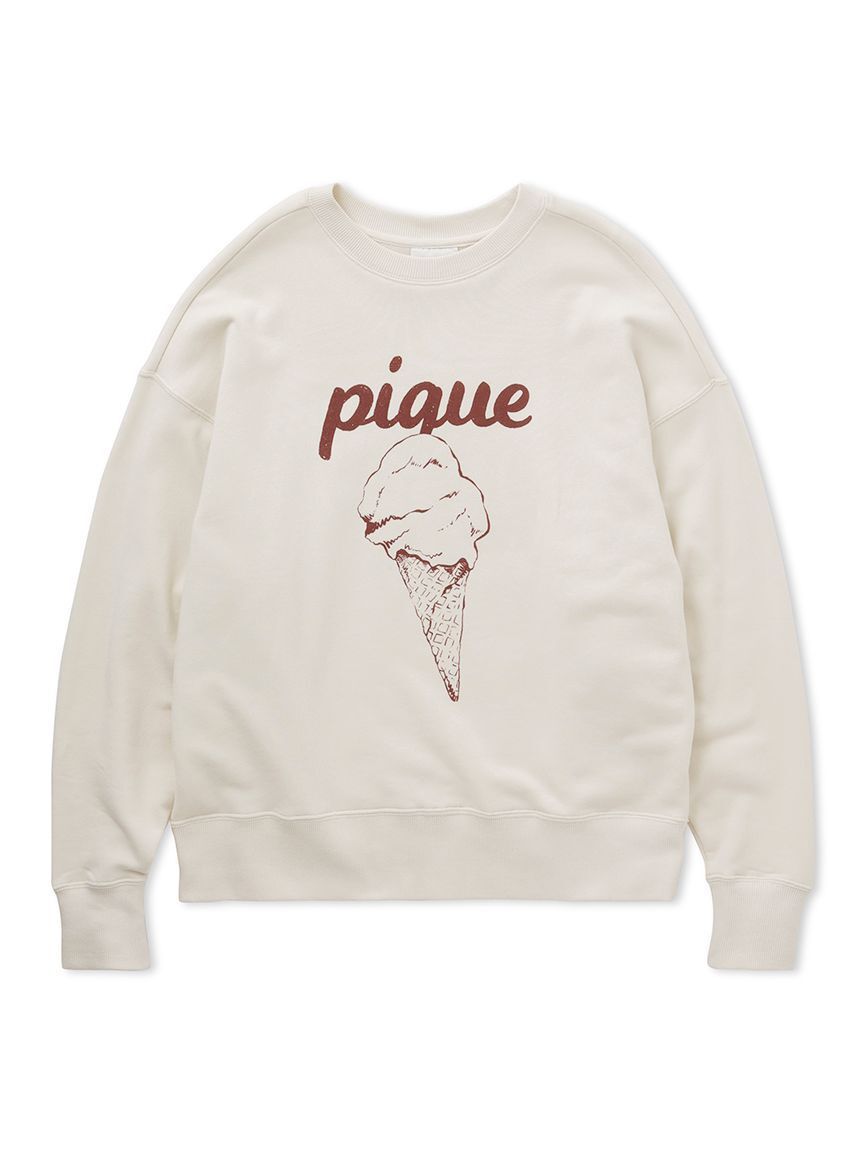 モテ系メンズファッション|【ジェラート ピケ/gelato pique】 【UNISEX】裏毛ワンポイントプルオーバー