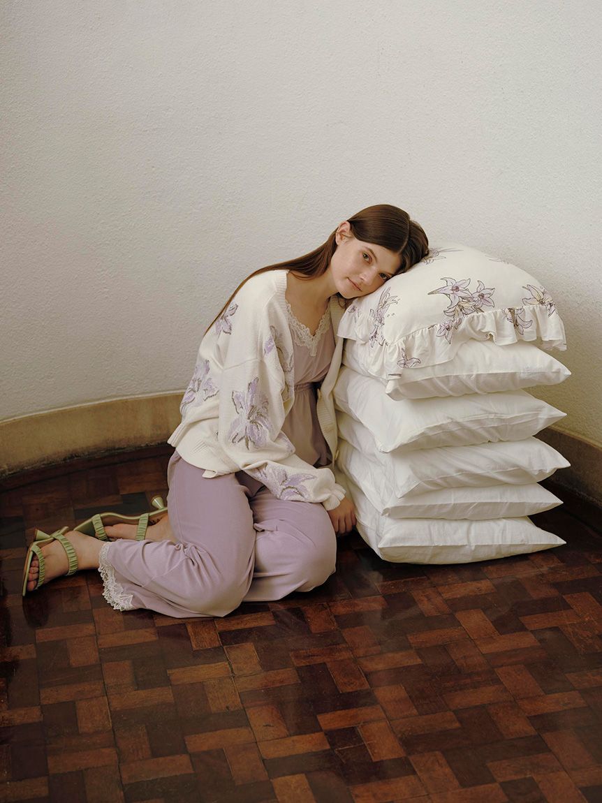 メンズファッションオススメ|【ジェラート　ピケ/gelato pique】 【MUCHA】ベロア×レースロングパンツ