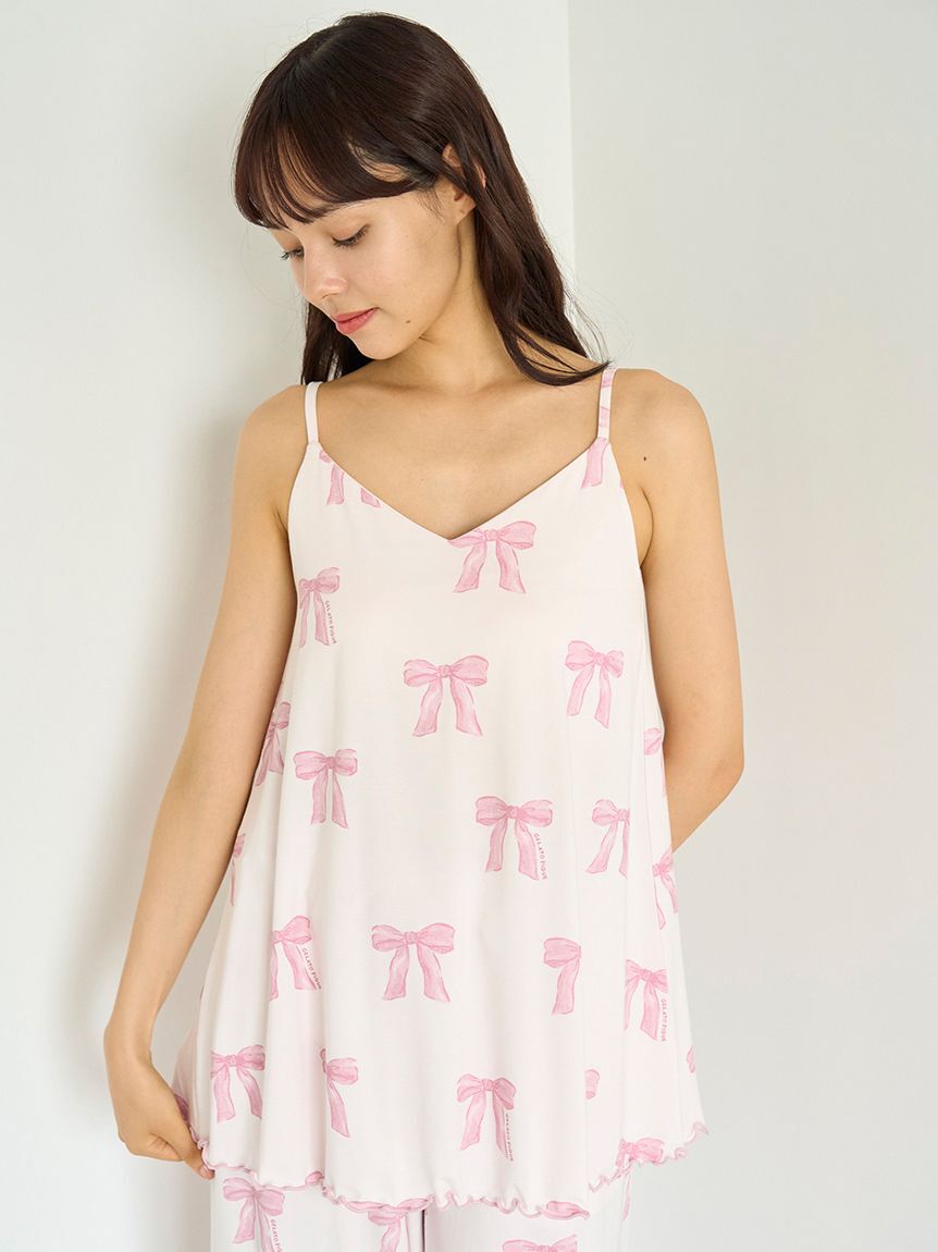 メンズファッションオススメ|【ジェラート ピケ/gelato pique】 リボン柄カップインキャミソール