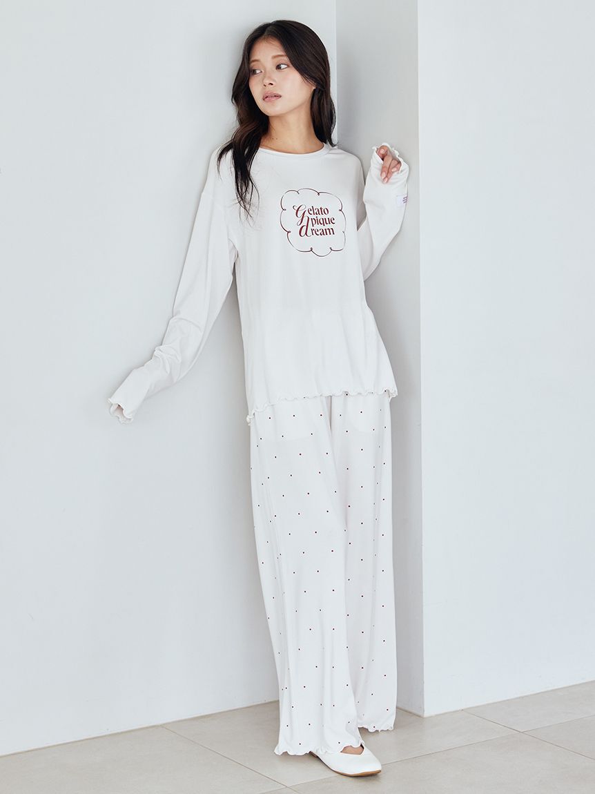 人気ファッションメンズ|【ジェラート　ピケ/gelato pique】 ドット柄ロングパンツ