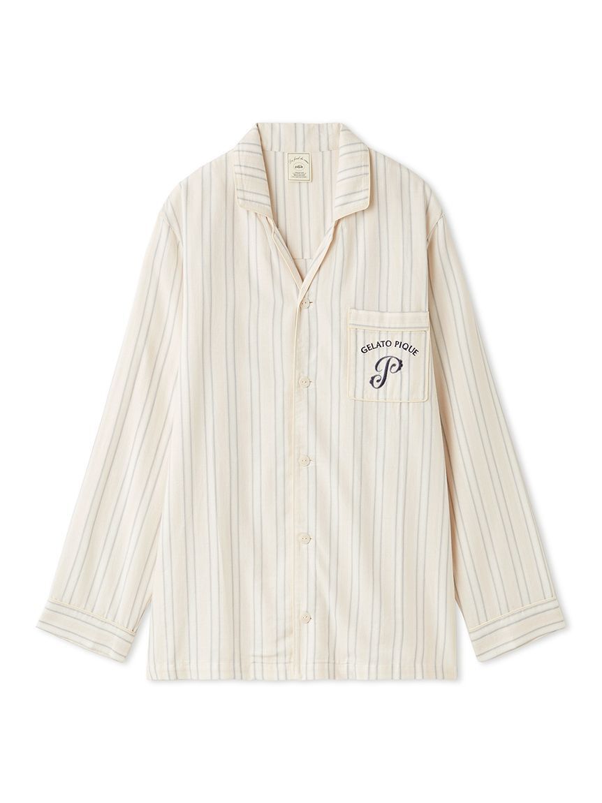 ファッションメンズお薦め|【ジェラート ピケ/gelato pique】 先染めストライプシャツ