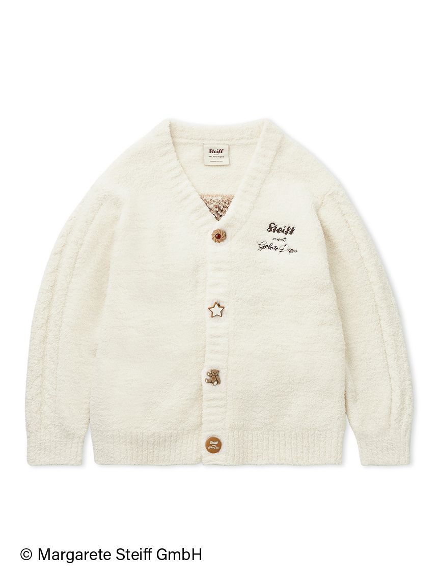 人気ファッションメンズ|【ジェラート ピケ/gelato pique】 【Steiff】【UNISEX】パウダージャガードカーディガン