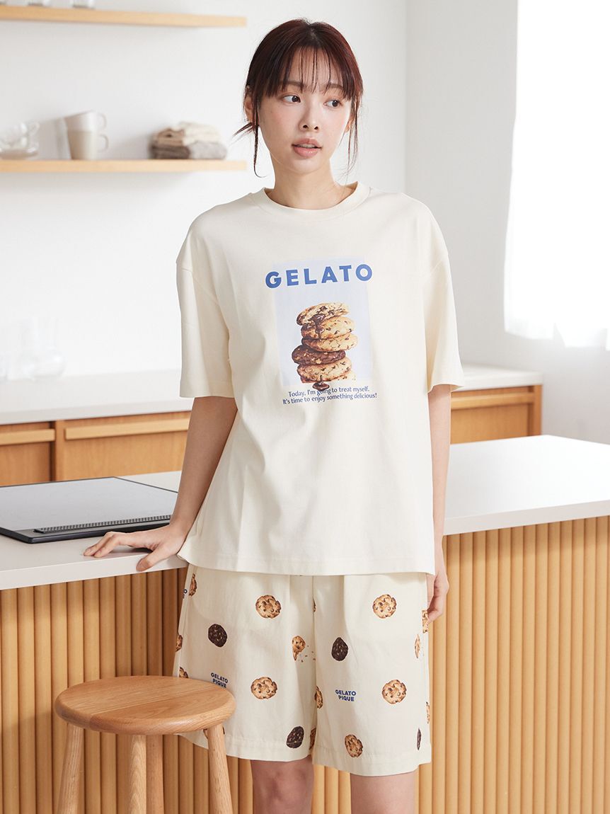 接触冷感】BEAR HEARTワンポイントTシャツ（gelato pique）｜ルミネの