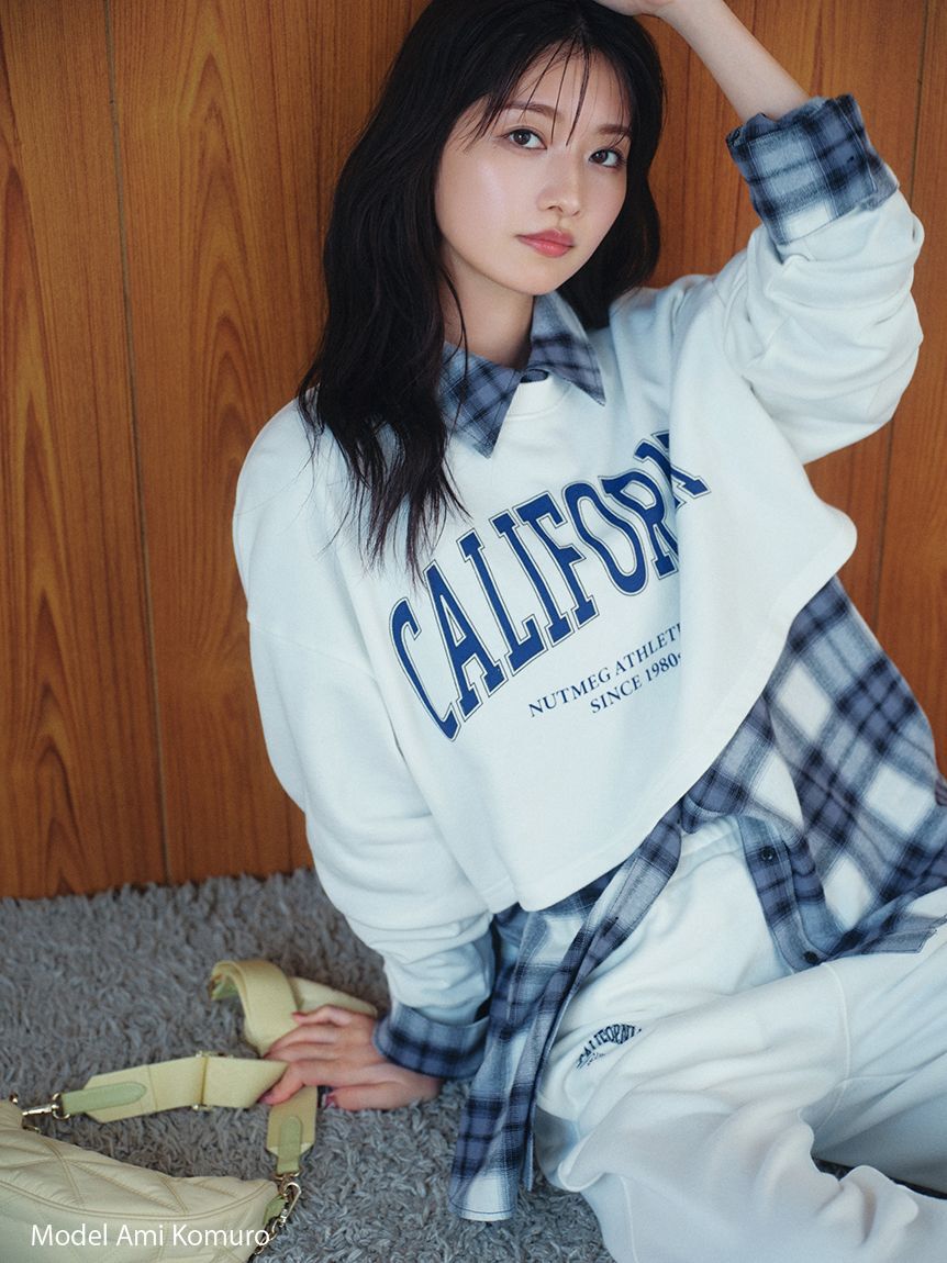 モテ系ファッションメンズ|【スナイデル/SNIDEL】 【NUTMEG】コラボクロップドTシャツ